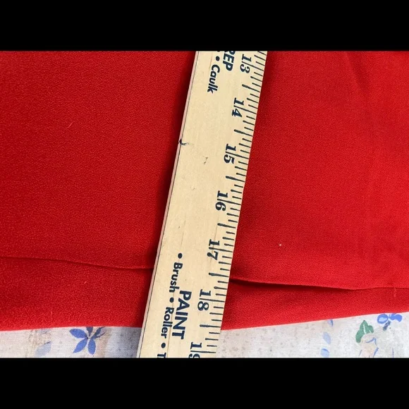 Vintage Evan Picone Red Button Up Blazer Dress Size 6 - Picture 14 of 16